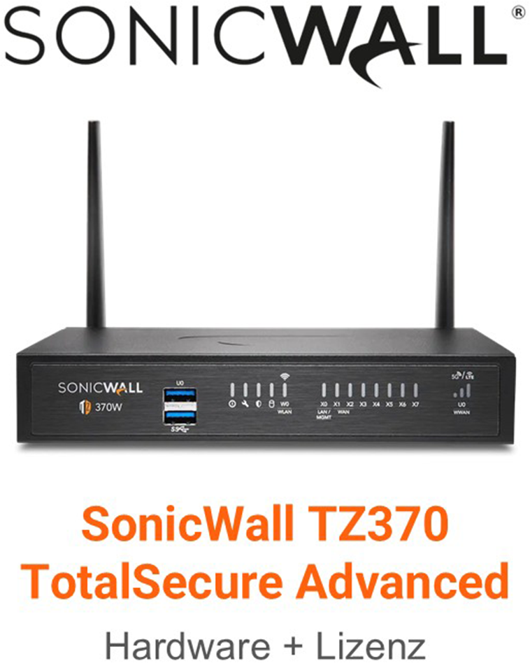SonicWall TZ 370 TotalSecure Advanced Edition