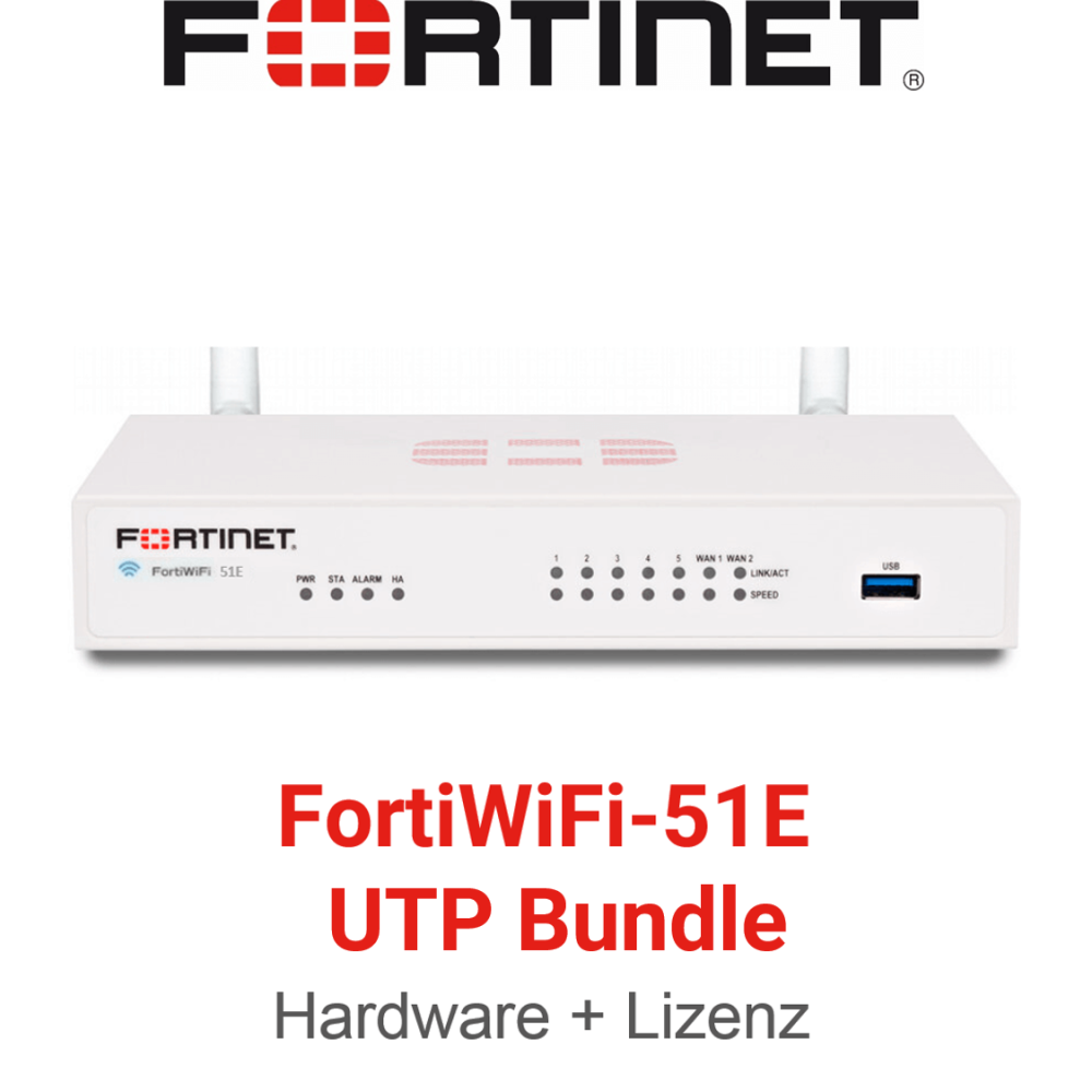 Fortinet FortiWifi-51E - UTM/UTP Bundle (End of Sale/Life)