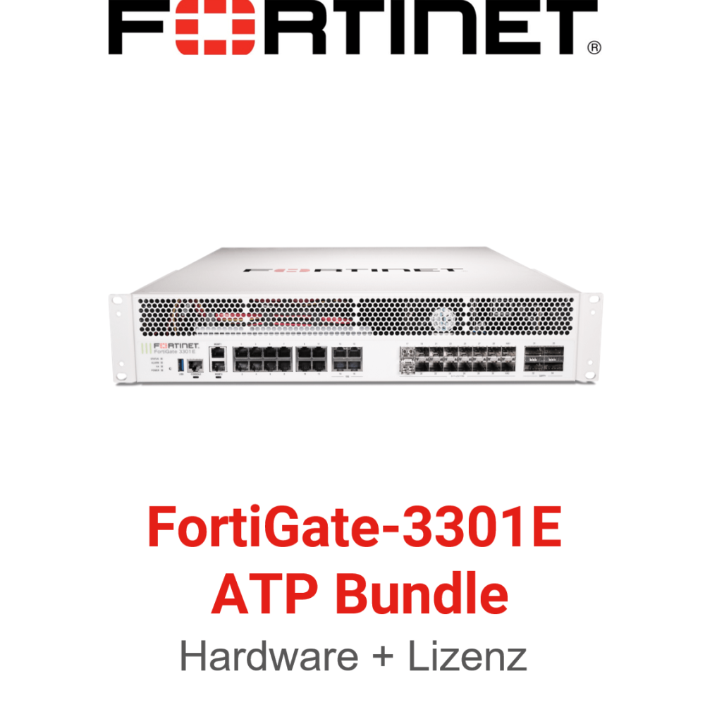 Fortinet FortiGate-3301E - ATP Bundle (Hardware + Lizenz)