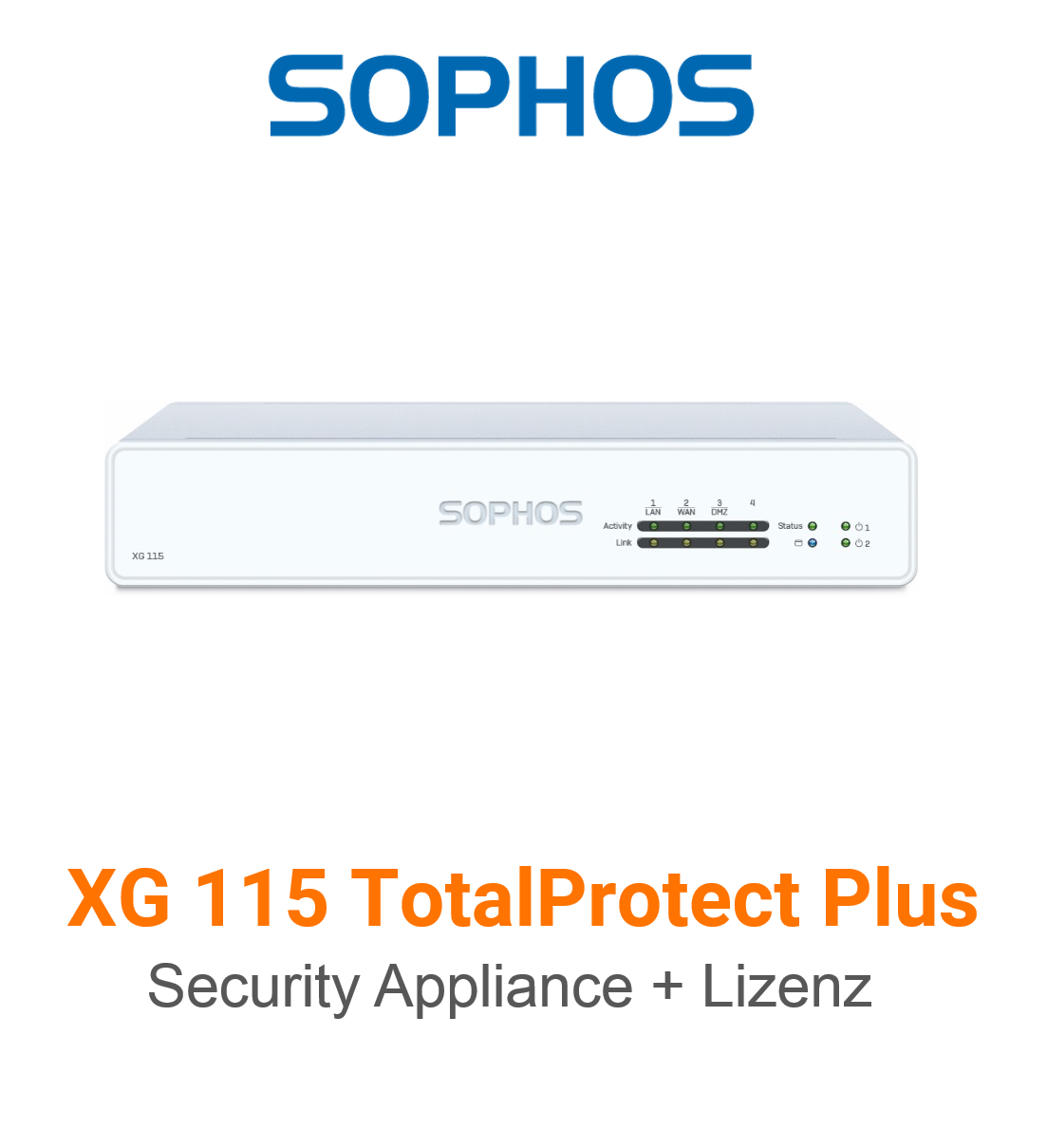 Sophos XG 115 TotalProtect Plus Bundle (Hardware + Lizenz) (End of Sale/Life)