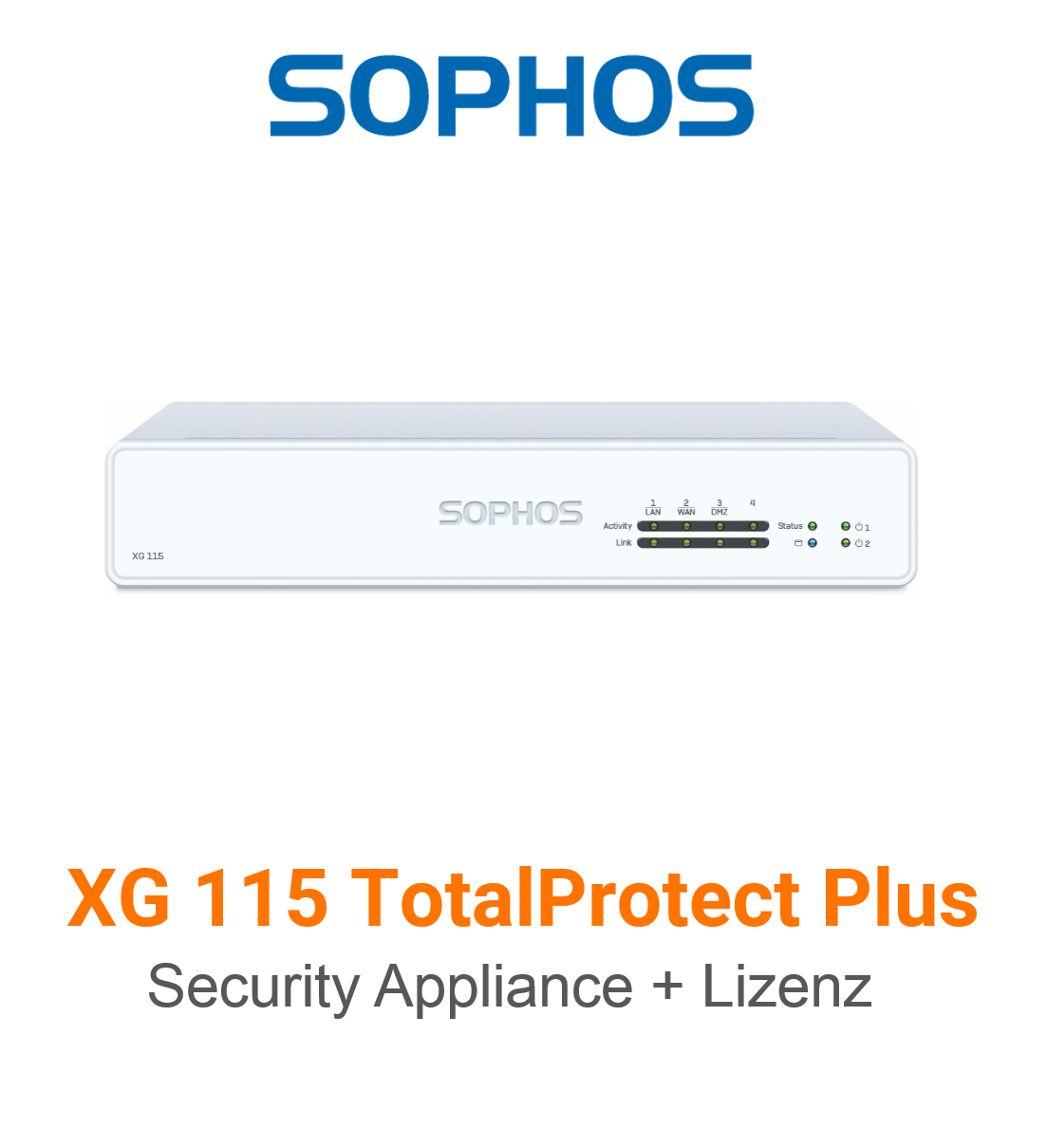 Sophos XG 115 TotalProtect Plus Bundle (End of Sale/Life)