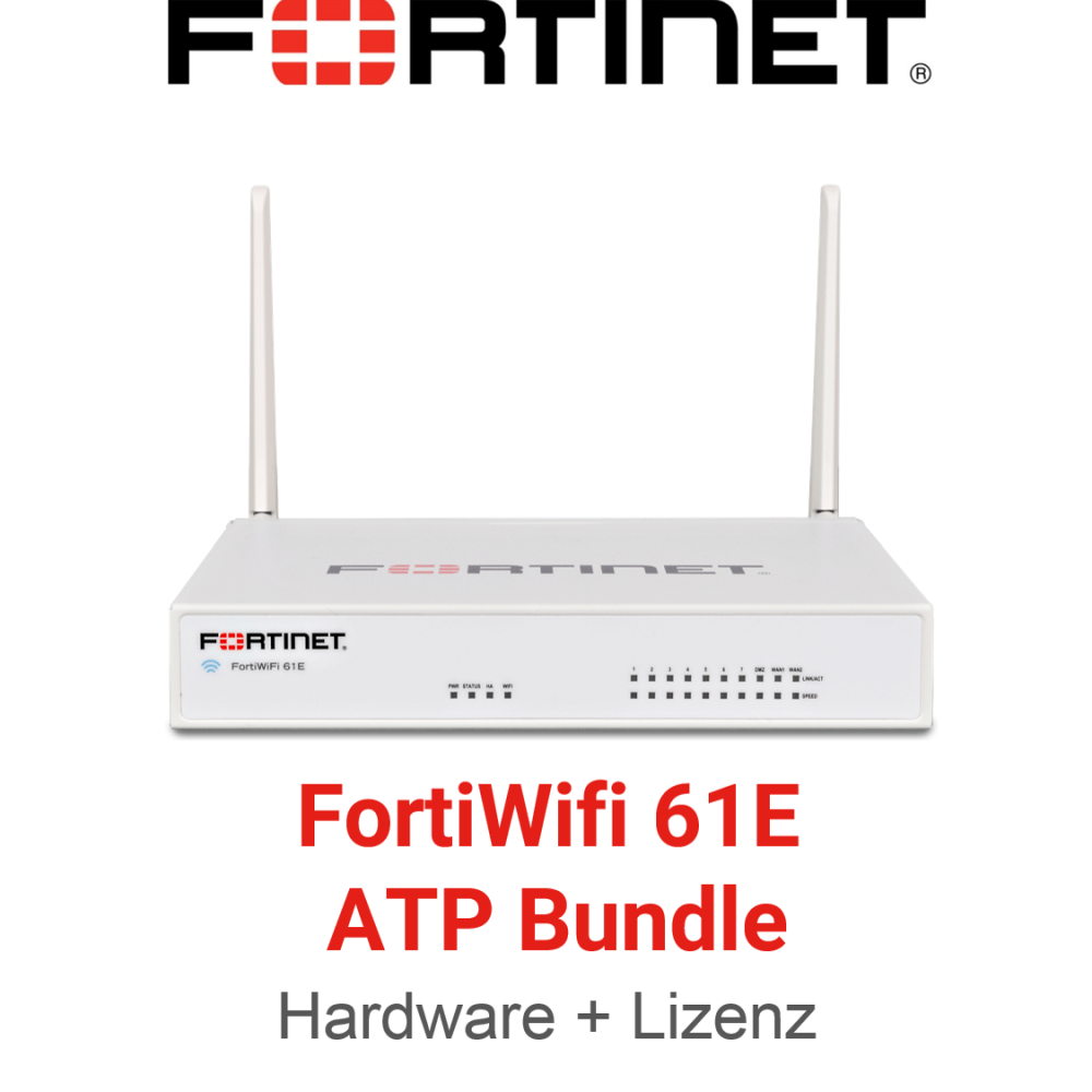 Fortinet FortiWiFi-61E - ATP Bundle (Hardware + Lizenz)