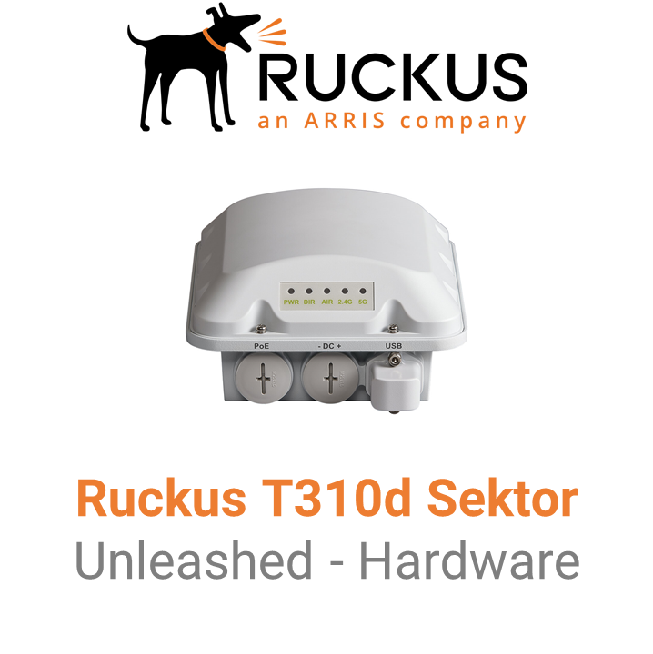 Ruckus T310d Outdoor Access Point - Unleashed (End of Sale/Life)