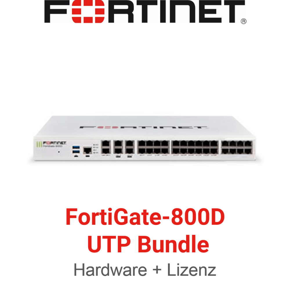 Fortinet FortiGate-800D - UTM/UTP Bundle (End of Sale/Life)