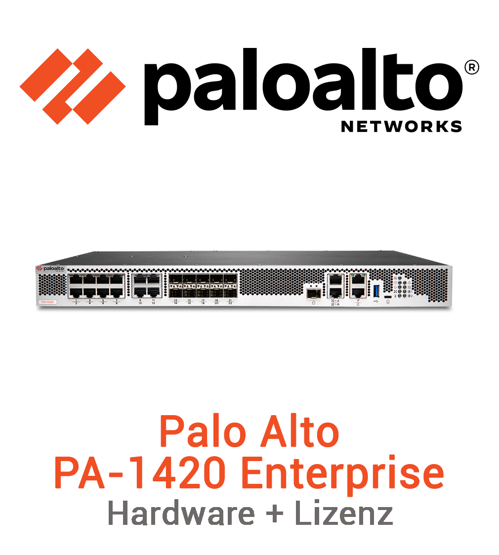 Palo Alto Networks PA-1420 Firewall mit Enterprise Lizenz