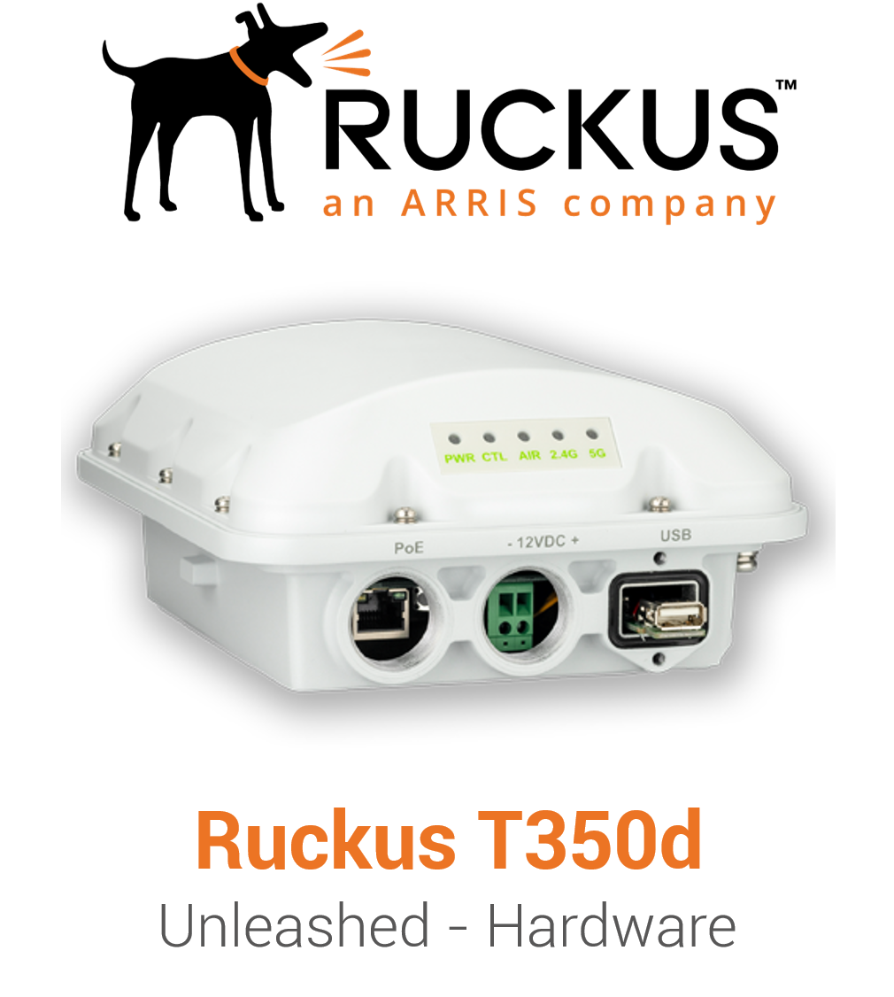 Ruckus T350d Outdoor Access Point - Unleashed