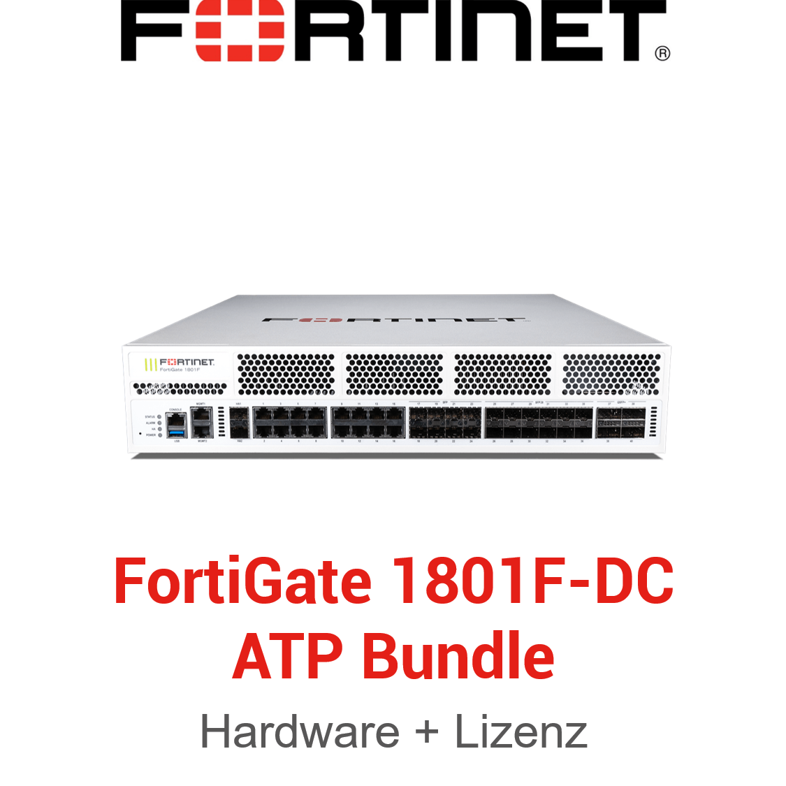 Fortinet FortiGate-1801F-DC - ATP Bundle (Hardware + Lizenz)