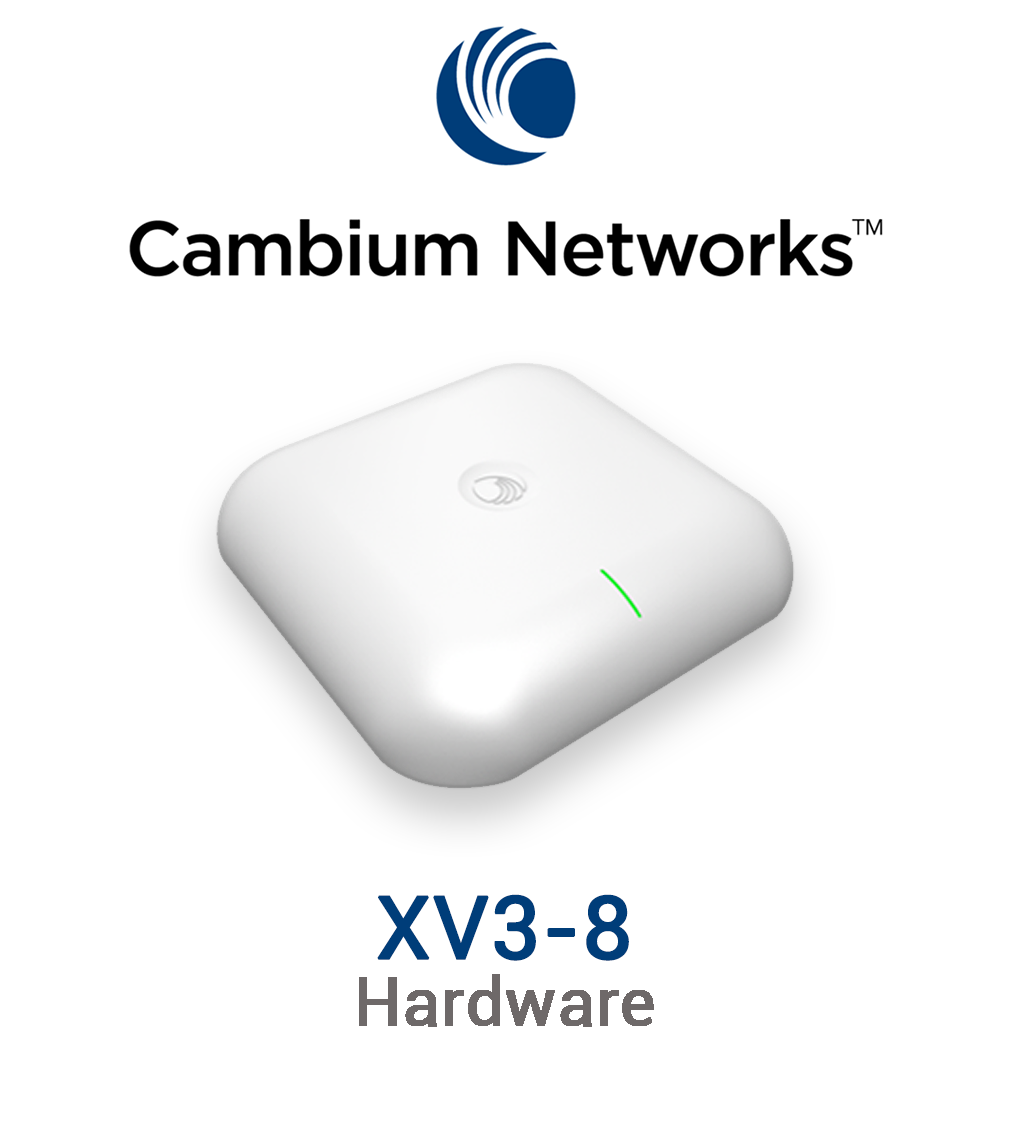 Cambium Access Point XV3-8 Vorschaubild mit Cambium Networks Logo und Modellbezeichnung
