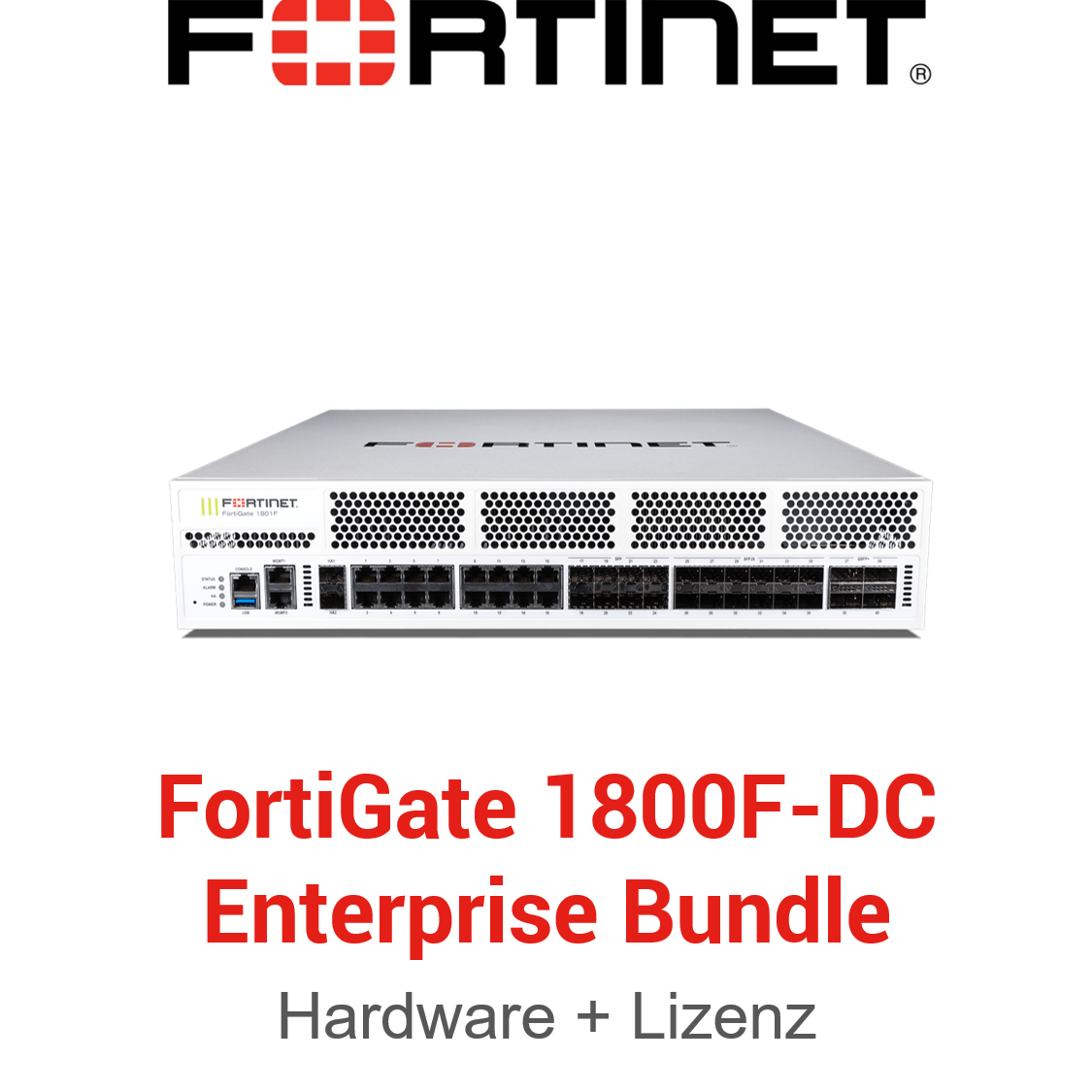 Fortinet FortiGate-1800F-DC - Enterprise Bundle (Hardware + Lizenz)