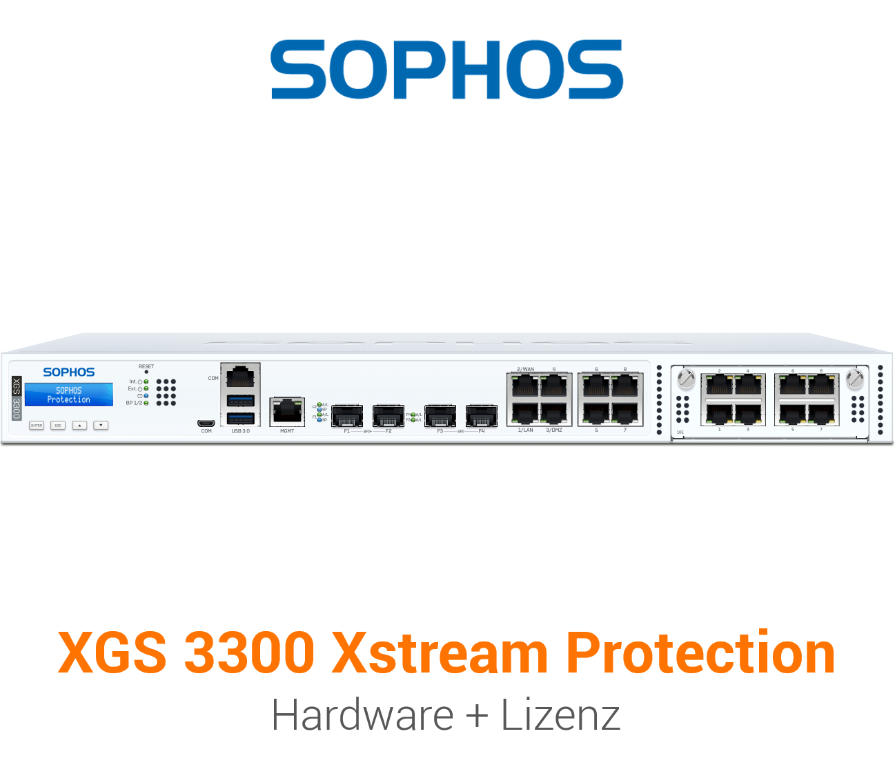 Sophos XGS 3300 mit Xstream Protection