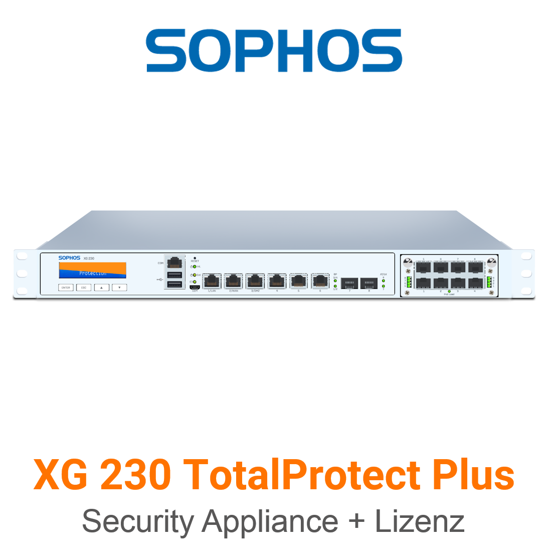 Sophos XG 230 TotalProtect Plus Bundle (Hardware + Lizenz) (End of Sale/Life)