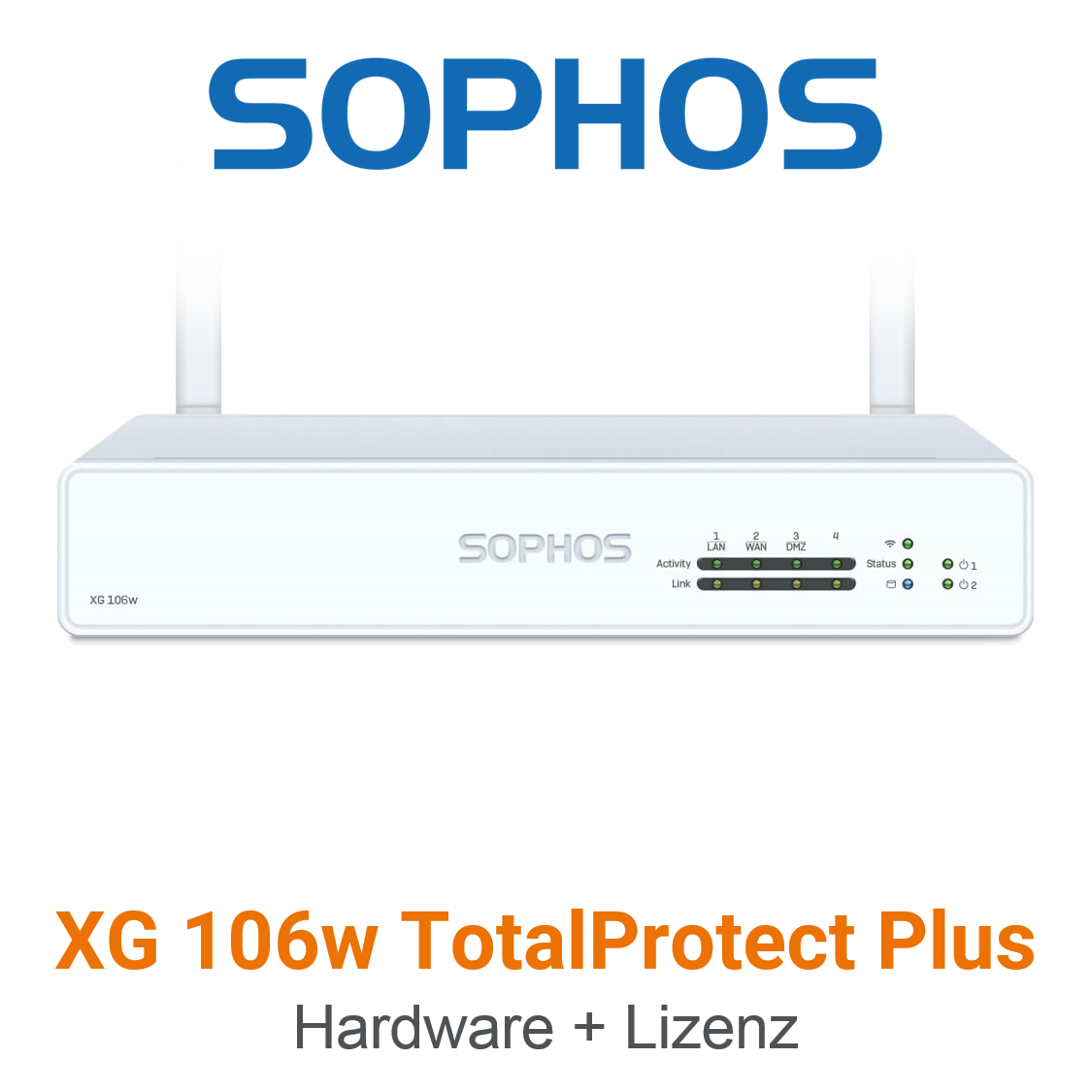 Sophos XG 106w TotalProtect Plus Bundle (Hardware + Lizenz) (End of Sale/Life)