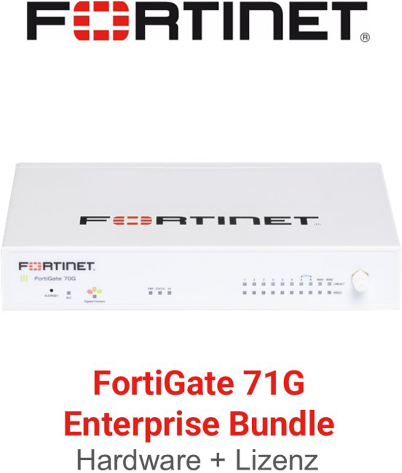 Fortinet FortiGate-71G  - Enterprise Bundle (Hardware + Lizenz)