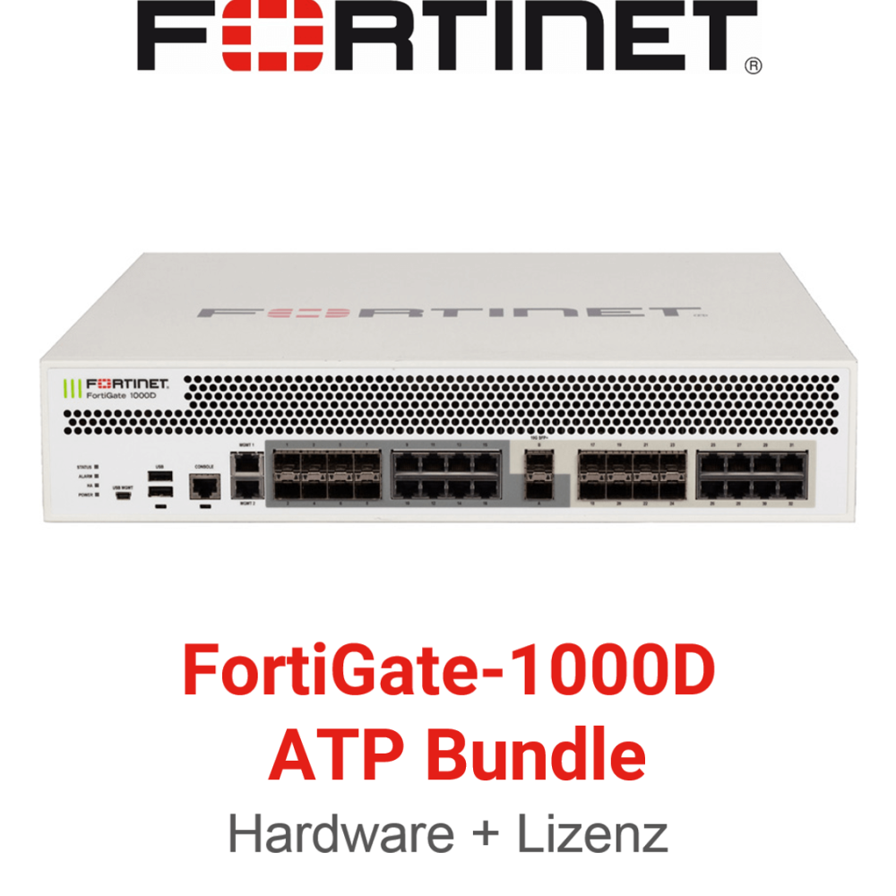 Fortinet FortiGate-1000D - ATP Bundle (End of Sale/Life)