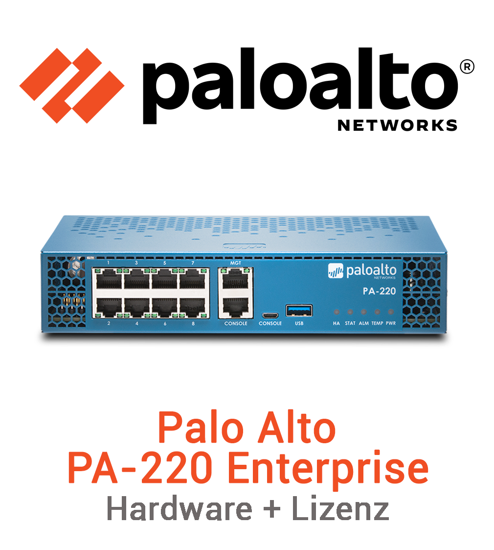 Palo Alto Networks PA-220 Firewall mit Enterprise Lizenz