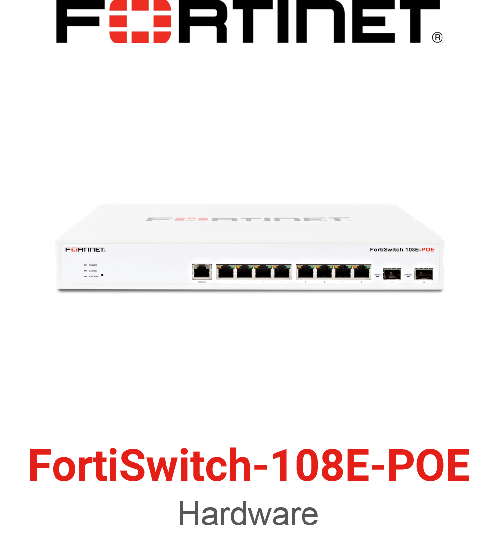 Fortinet FortiSwitch-108E-POE (End of Sale/Life)