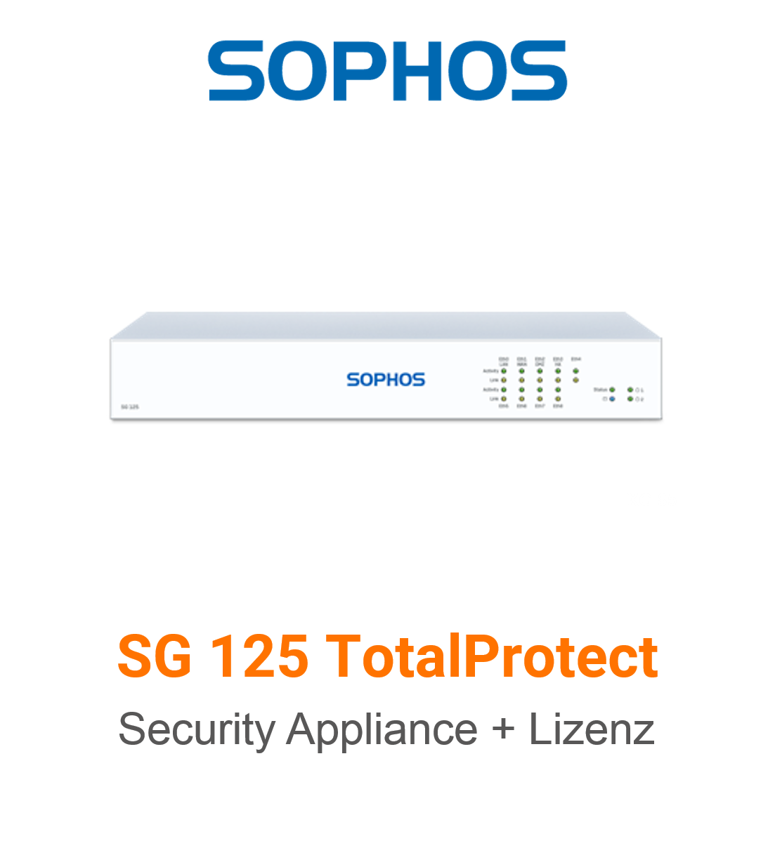 Sophos SG 125 TotalProtect Bundle (Hardware + Lizenz) (End of Sale/Life)