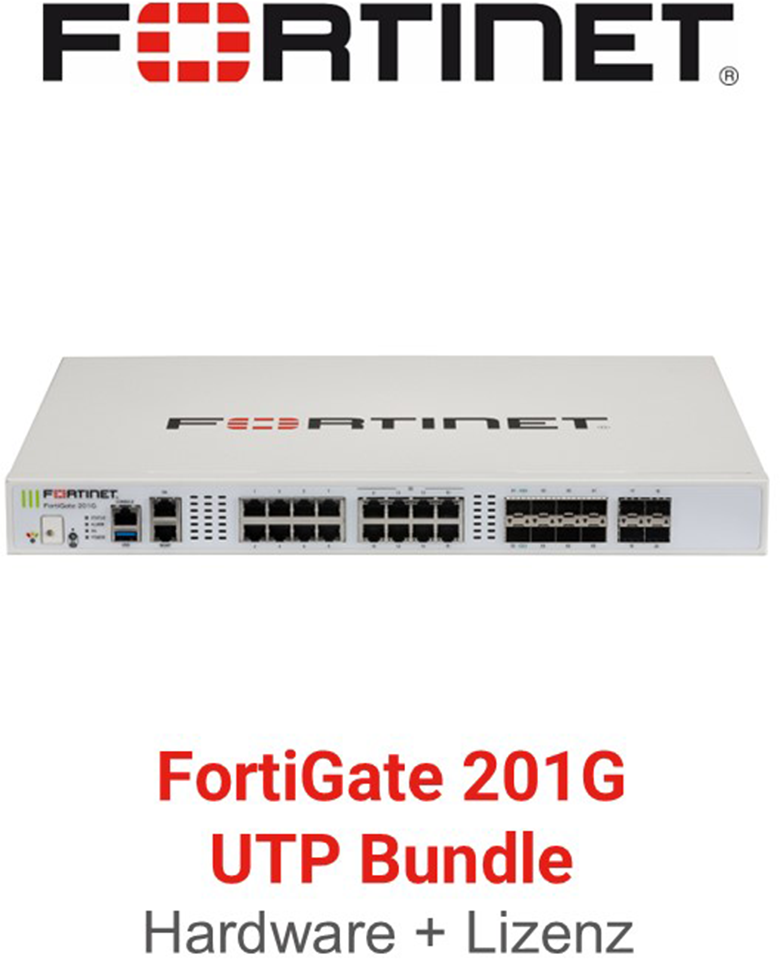 Fortinet FortiGate-201G - UTM/UTP Bundle (Hardware + Lizenz)