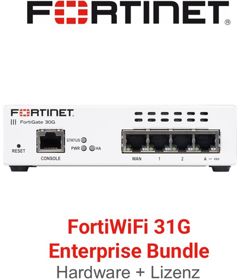 Fortinet FortiWifi-31G  - Enterprise Bundle (Hardware + Lizenz)