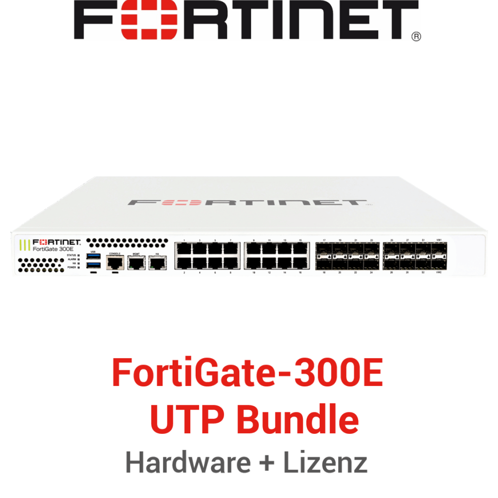 Fortinet FortiGate-300E - UTM/UTP Bundle (End of Sale/Life)