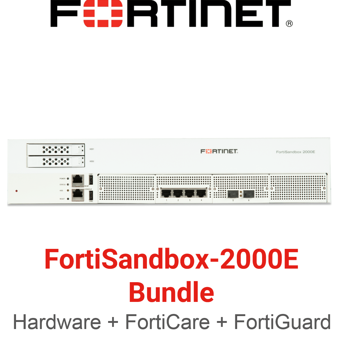 Fortinet FortiSandbox-2000E FortiGuard Threat Intelligence Bundle (End of Sale/Life)