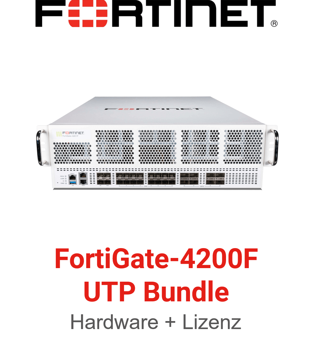Fortinet FortiGate-4200F - UTM/UTP Bundle (Hardware + Lizenz)