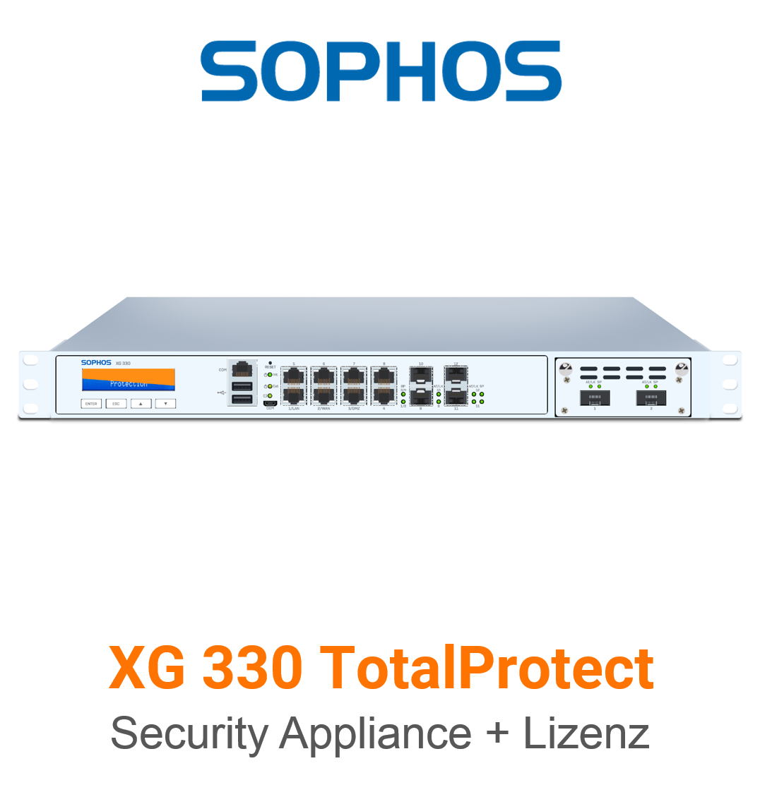 Sophos XG 330 TotalProtect Bundle (Hardware + Lizenz) (End of Sale/Life)