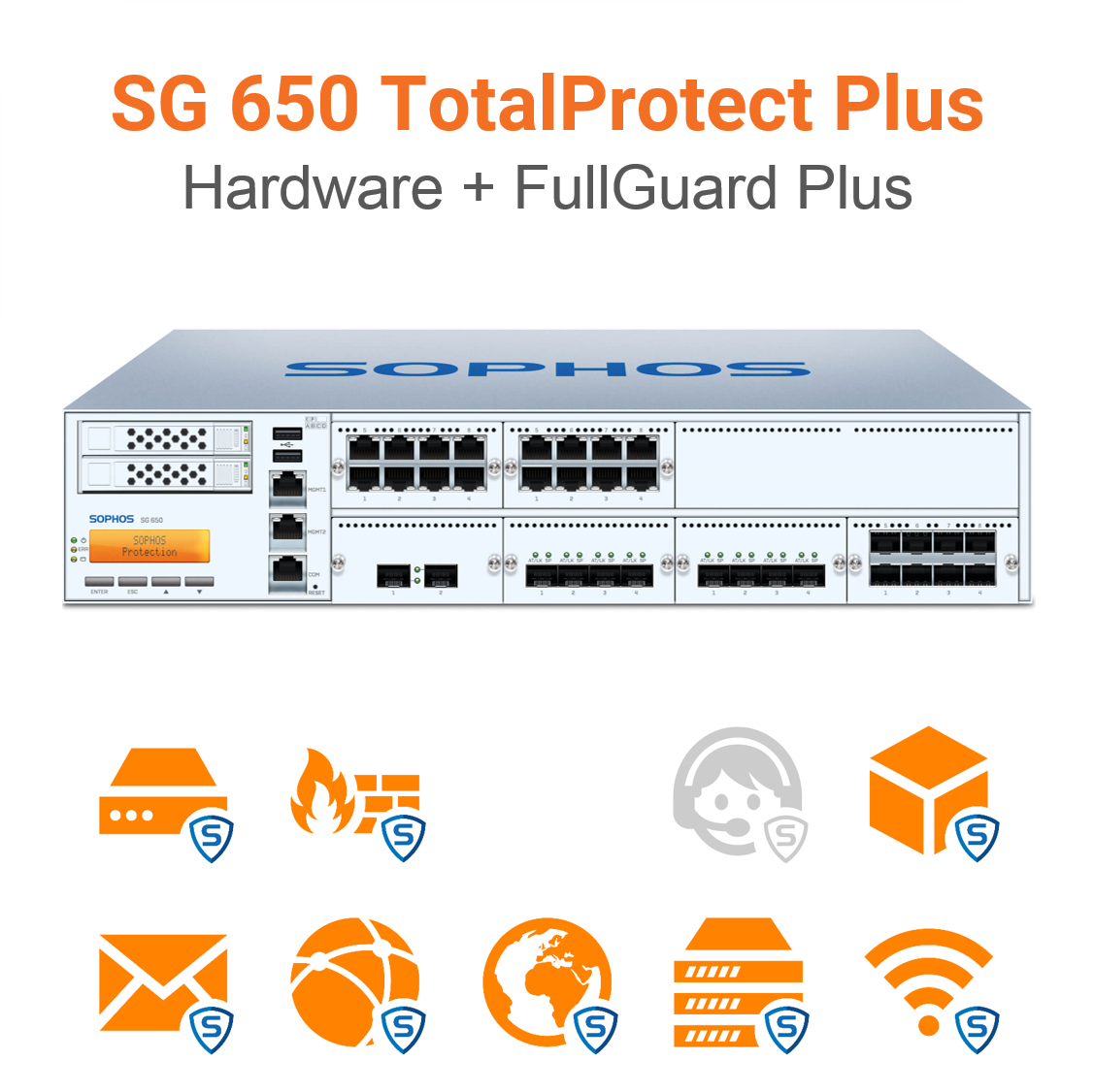 Sophos SG 650 TotalProtect Plus Bundle (End of Sale/Life)