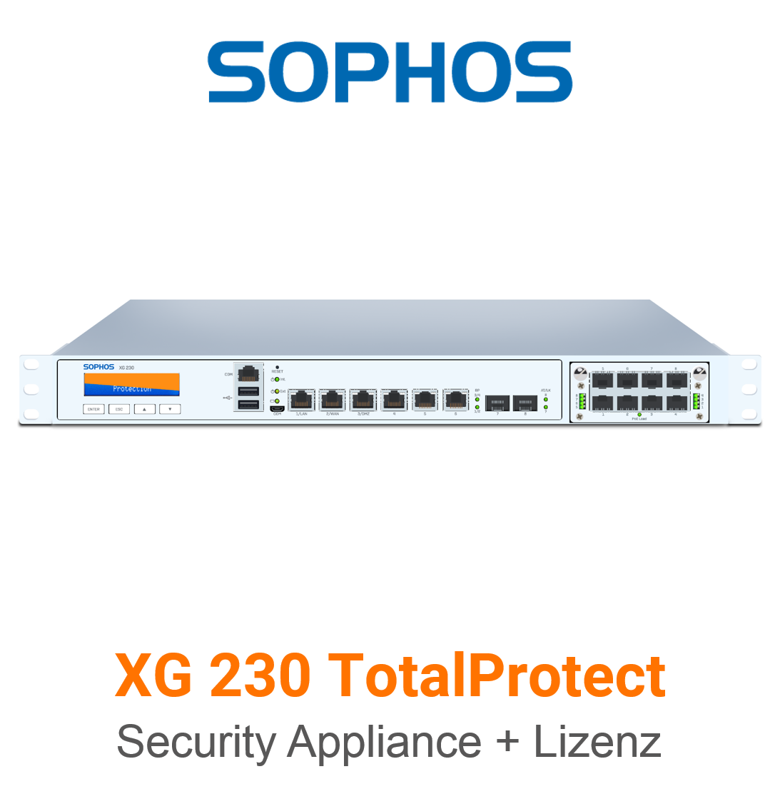 Sophos XG 230 TotalProtect Bundle (Hardware + Lizenz) (End of Sale/Life)