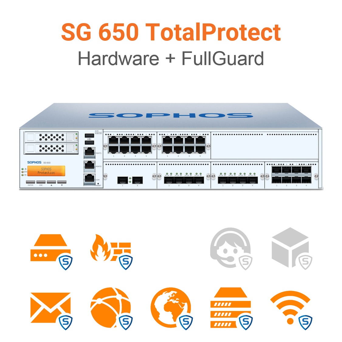 Sophos SG 650 TotalProtect Bundle (Hardware + Lizenz) (End of Sale/Life)