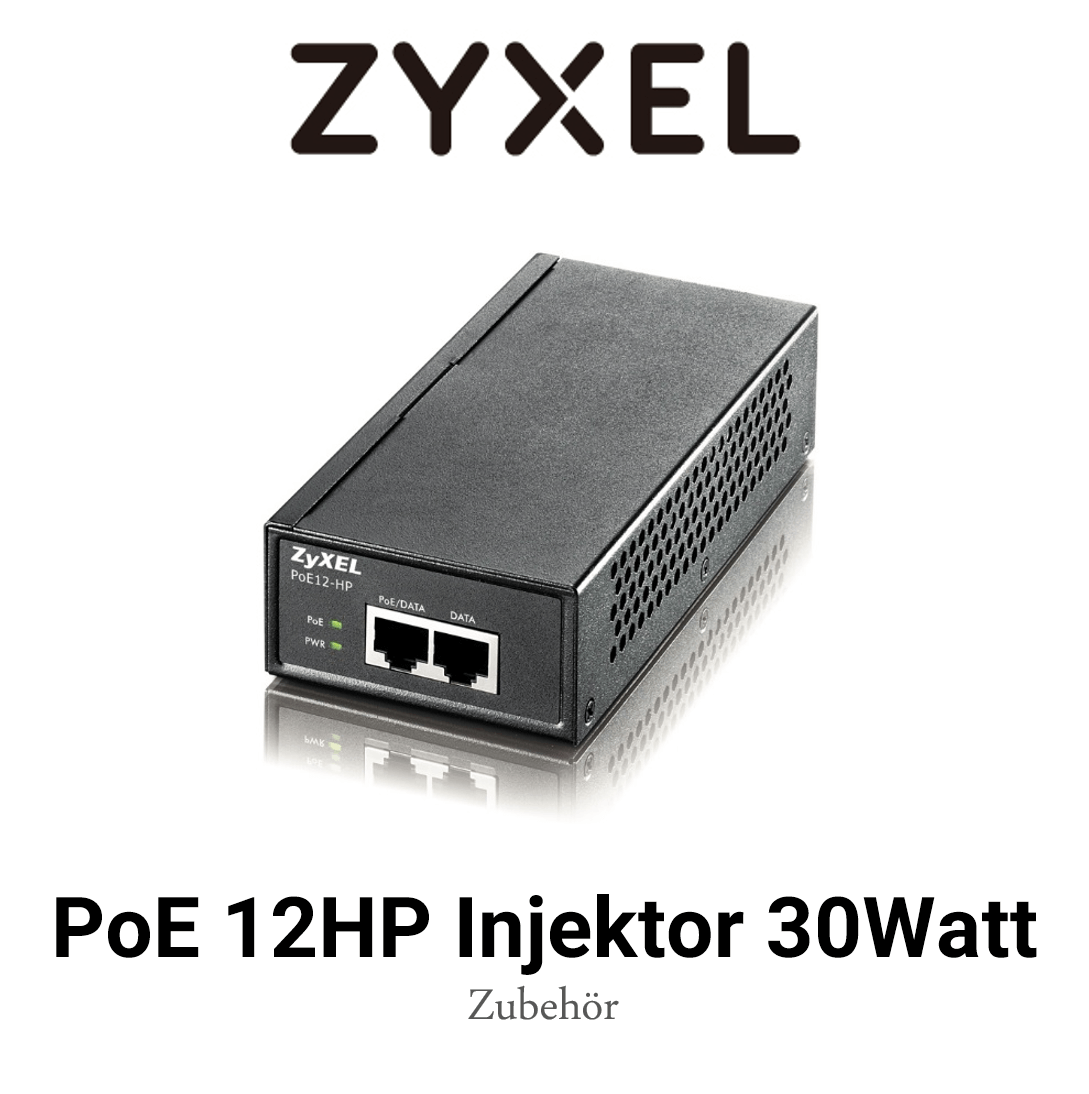 ZyXEL PoE 12HP - Power Injector - 30 Watt