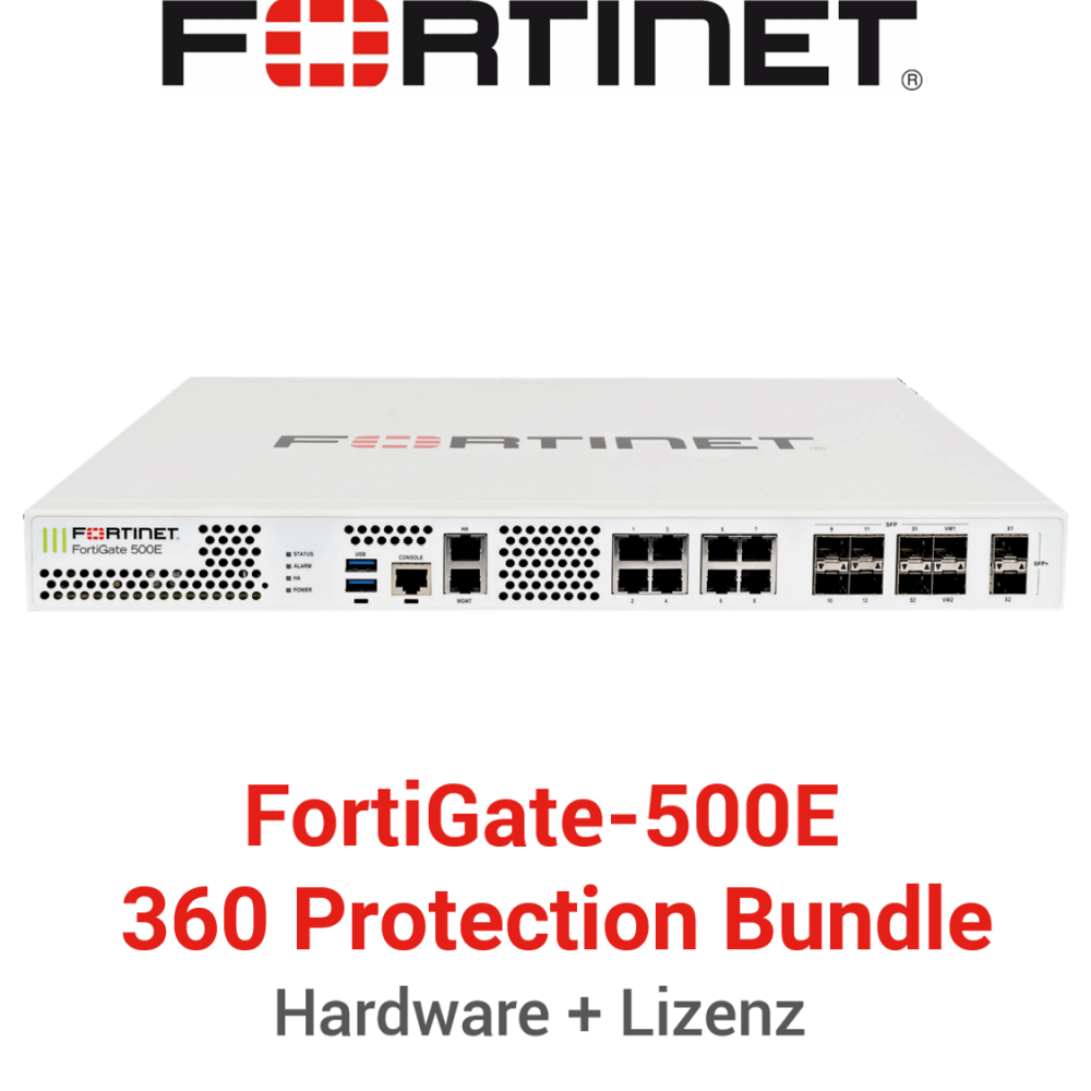 Fortinet FortiGate-500E - 360 Bundle (Hardware + Lizenz)