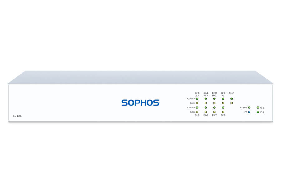 Sophos SG 125 Vorderseitenansicht