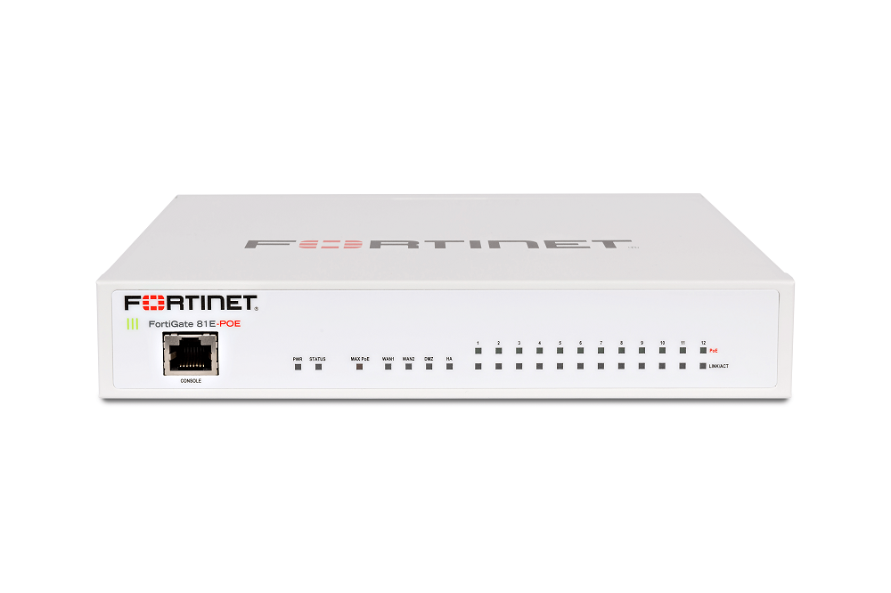 Fortinet FortiGate-81E-POE - Enterprise Bundle (End of Sale/Life)