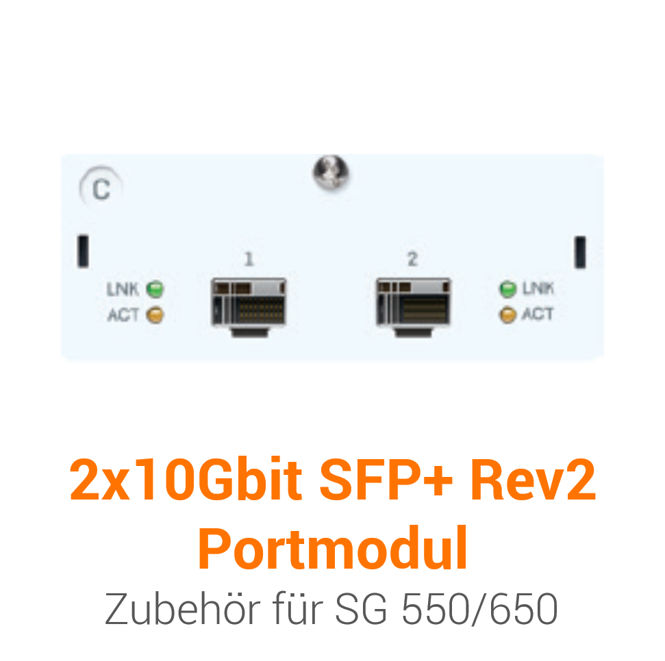 Sophos 2 port 10GbE SFP+ FleXi Port module