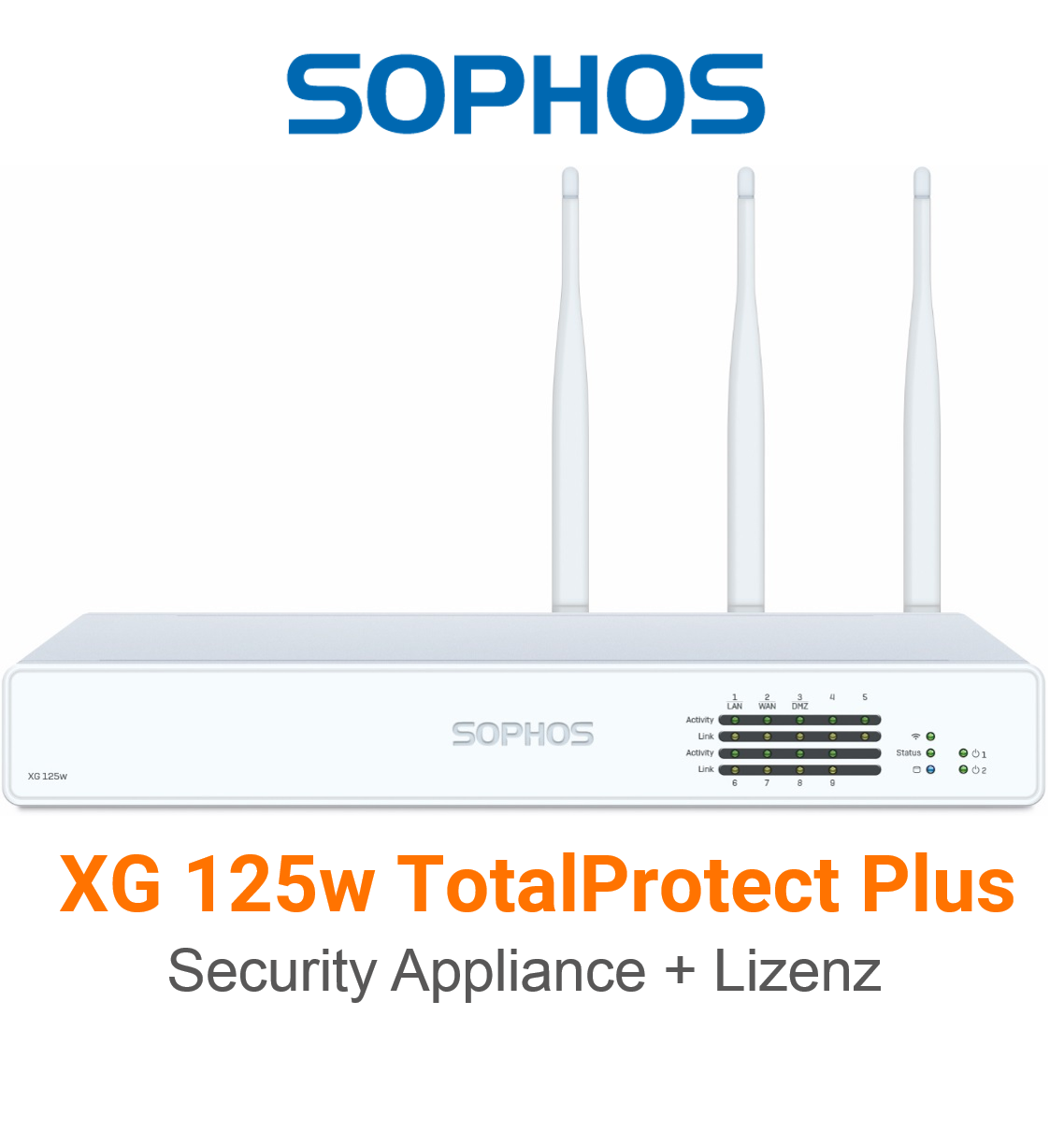 Sophos XG 125w TotalProtect Plus Bundle (Hardware + Lizenz)