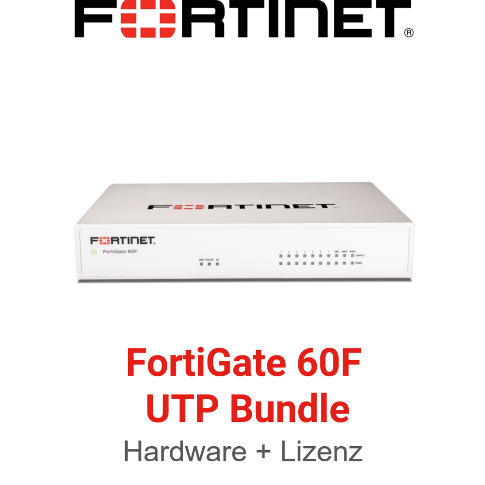 Fortinet FortiGate-60F - UTM/UTP Bundle (Hardware + Lizenz)
