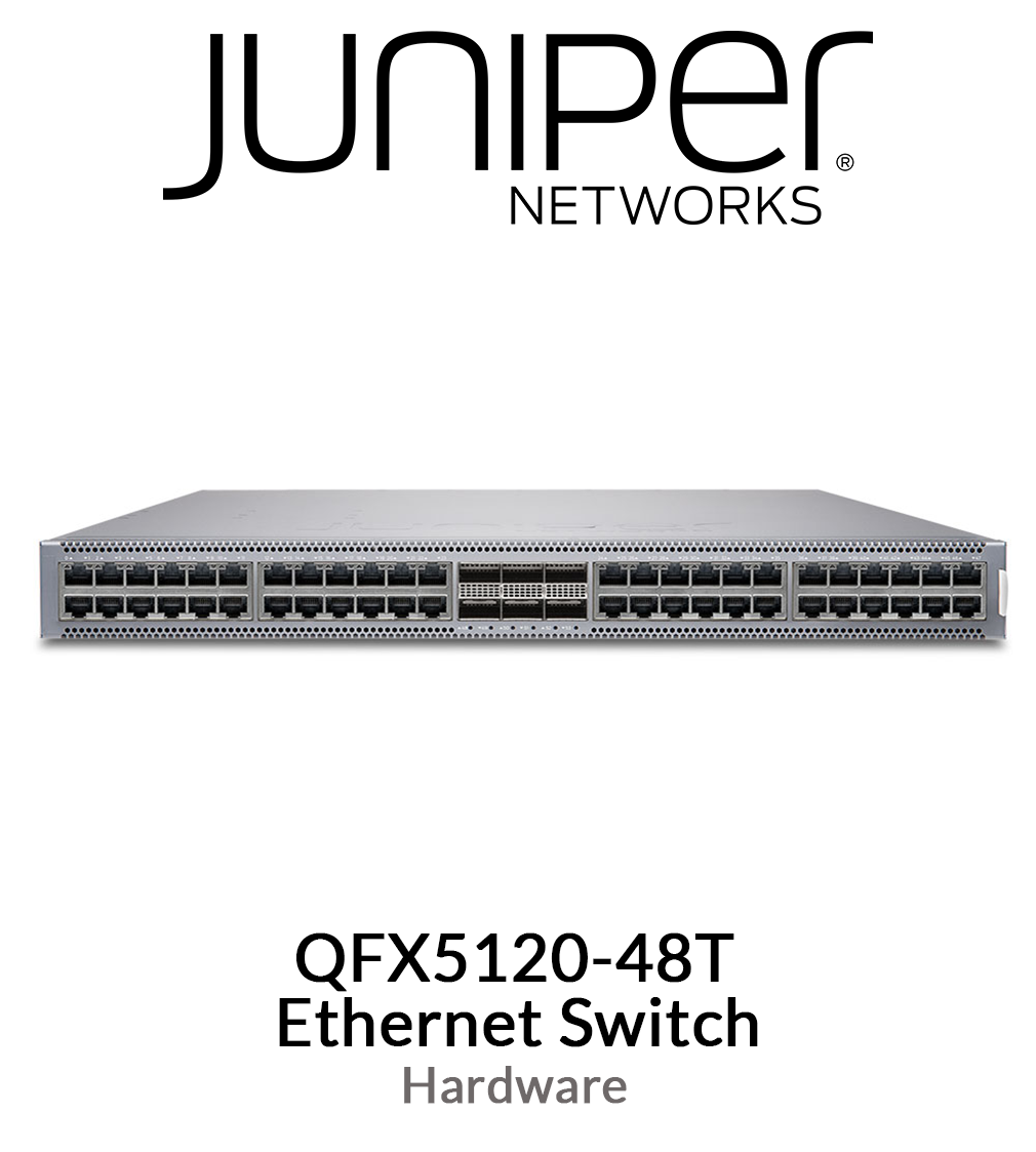 Juniper Networks 48X10GT + 6X100G 1U AC AIRFLOW IN