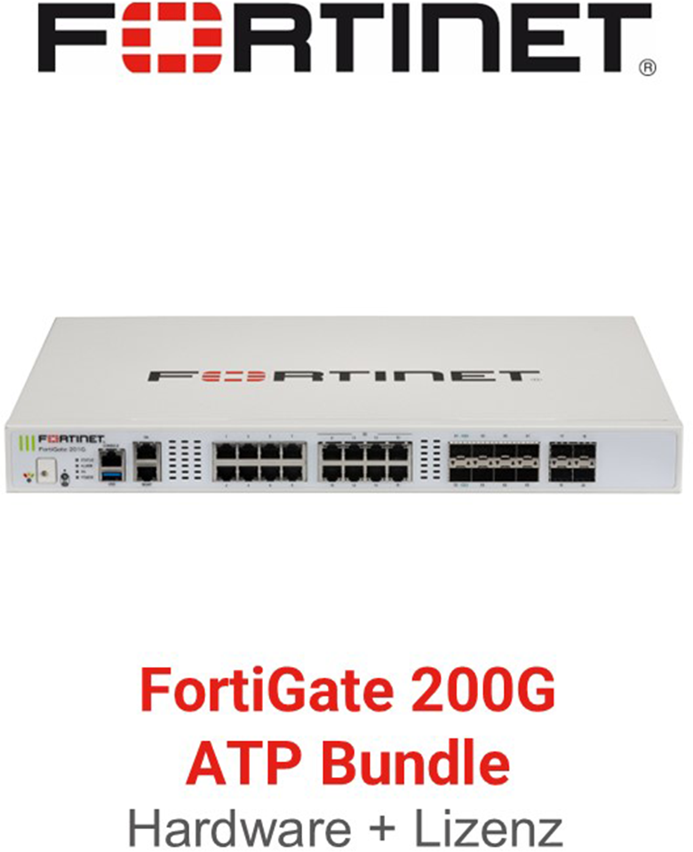 Fortinet FortiGate-200G - ATP Bundle (Hardware + Lizenz)