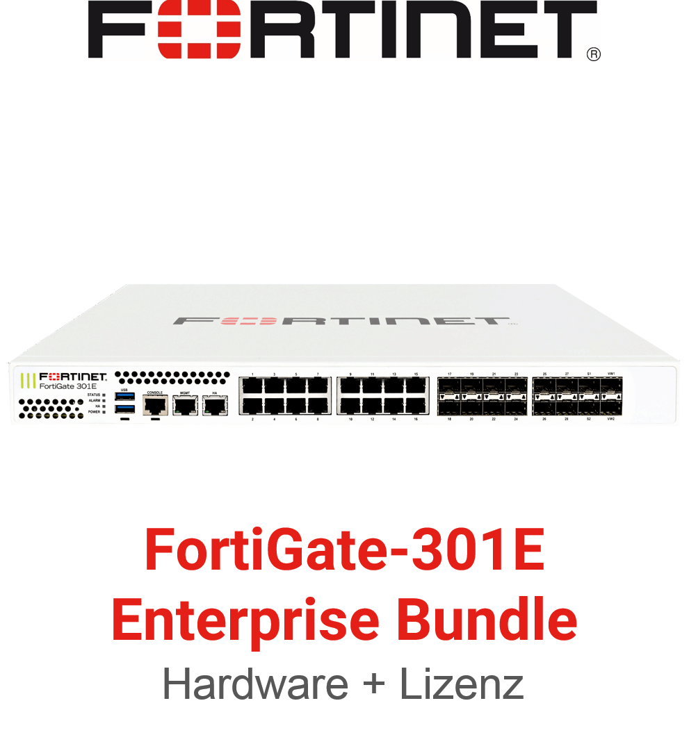 Fortinet FortiGate-301E - Enterprise Bundle (End of Sale/Life)