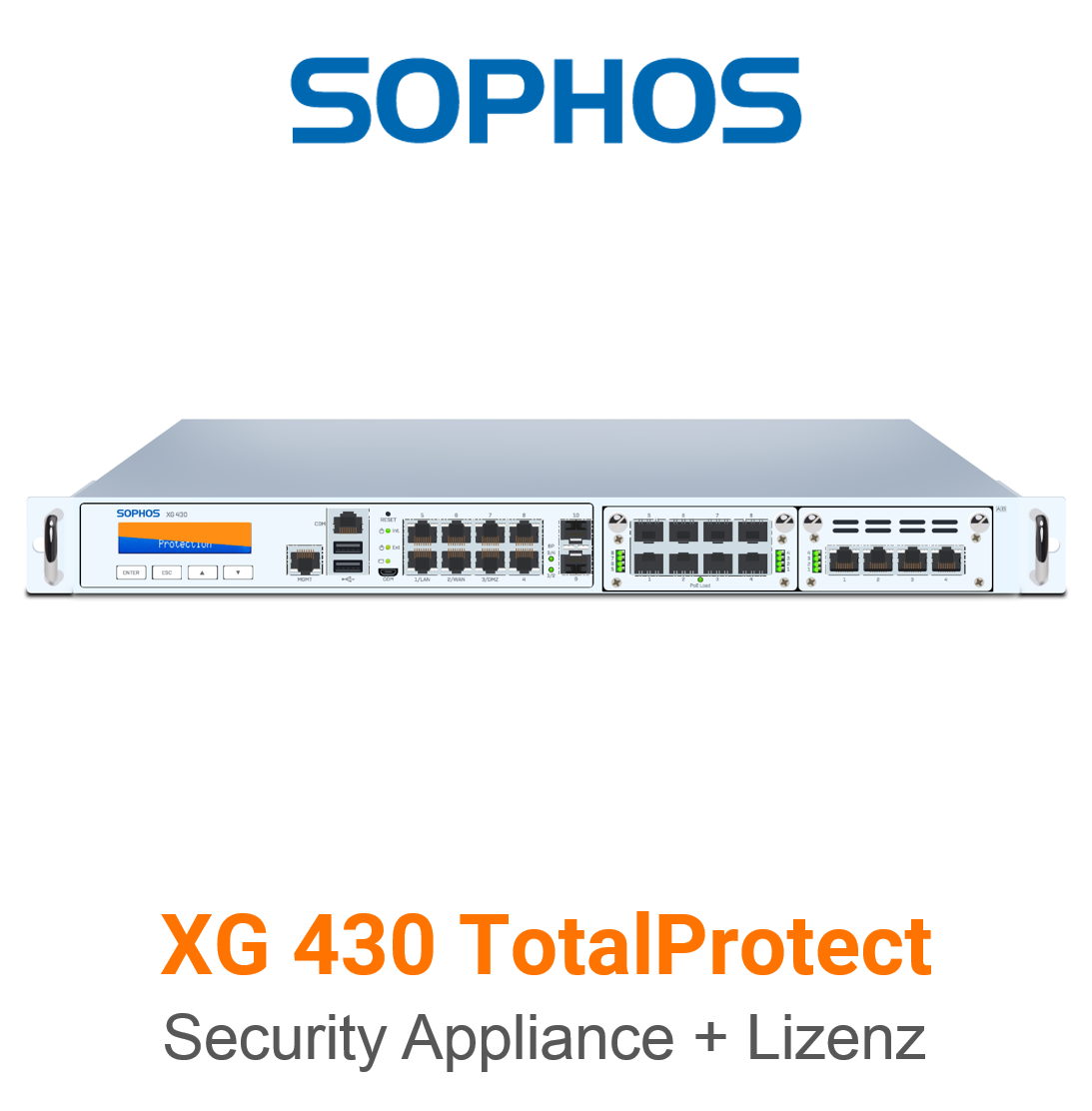 Sophos XG 430 TotalProtect Bundle (Hardware + Lizenz)