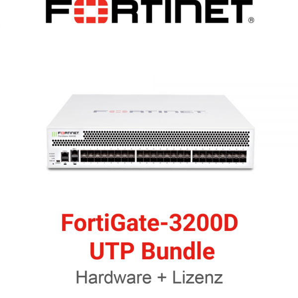 Fortinet FortiGate FG-3200D - UTM/UTP Bundle (End of Sale/Life)