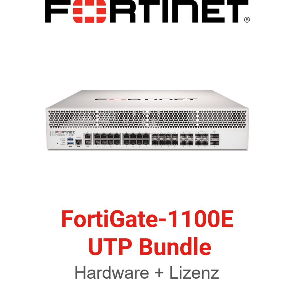 Fortinet FortiGate-1100E - UTM/UTP Bundle (Hardware + Lizenz)