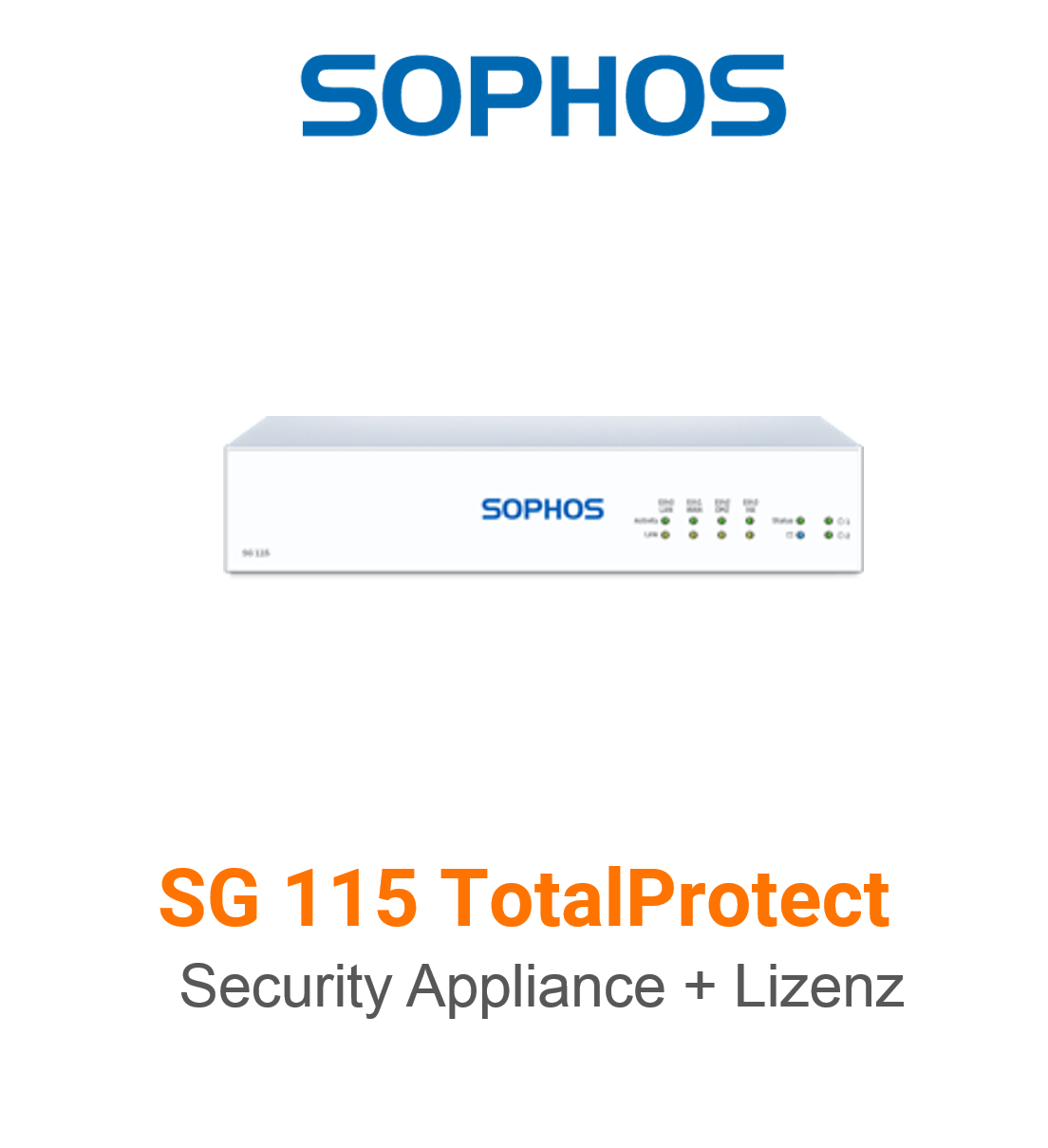 Sophos SG 115 TotalProtect Security Appliance + Lizenz Vorschaubild