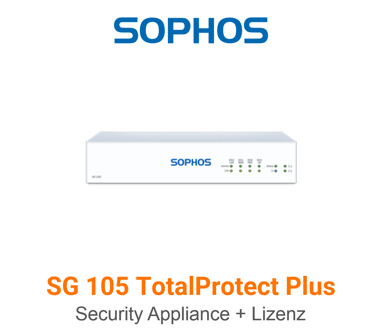 Sophos SG 105 TotalProtect Plus Security Appliance + Lizenz Vorschaubild 