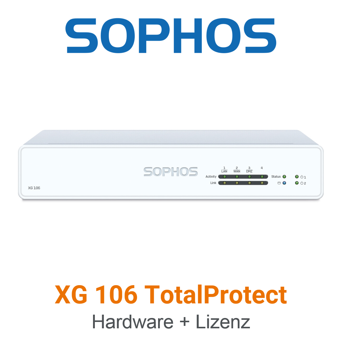 Sophos XG 106 TotalProtect Bundle (Hardware + Lizenz) (End of Sale/Life)