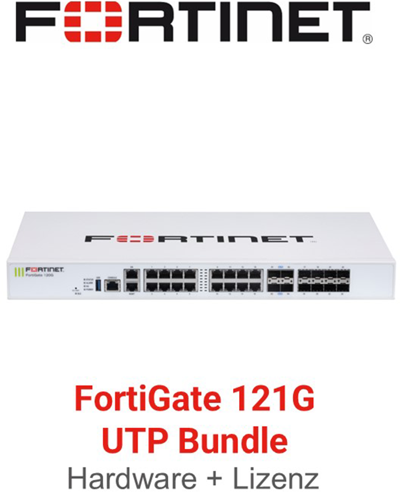 Fortinet FortiGate-121G - UTM/UTP Bundle (Hardware + Lizenz)