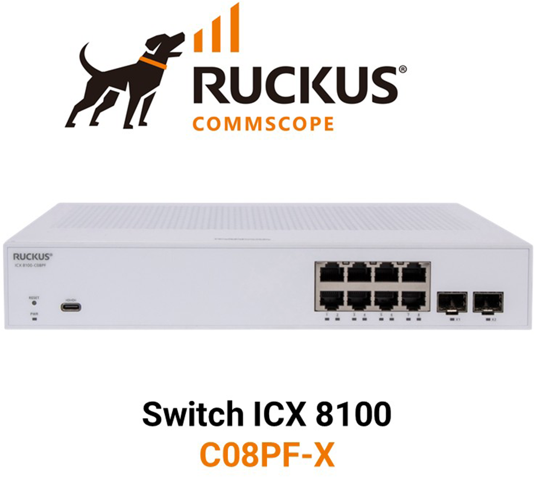 Ruckus ICX8100-C08PF-X Switch Ruckus ICX8100-C08PF-X Switch