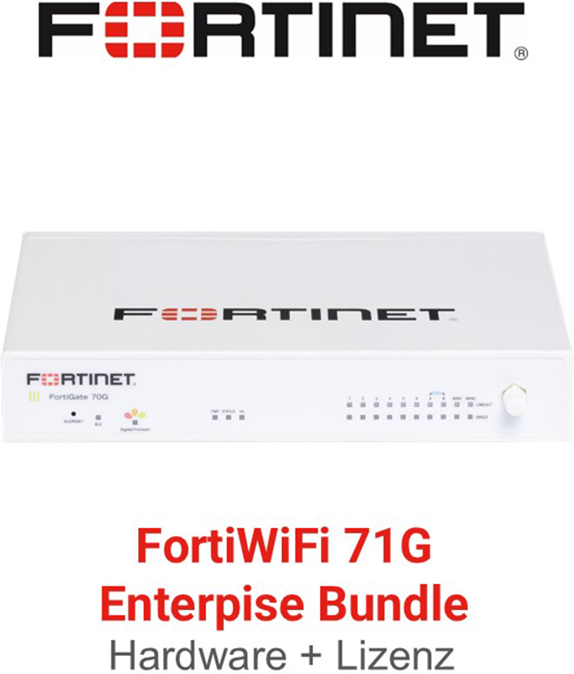 Fortinet FortiWifi-71G  - Enterprise Bundle (Hardware + Lizenz)
