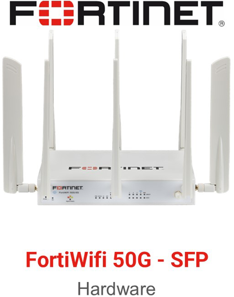 Fortinet FortiWiFi 50G SFP Firewall Hardware Vorderseite